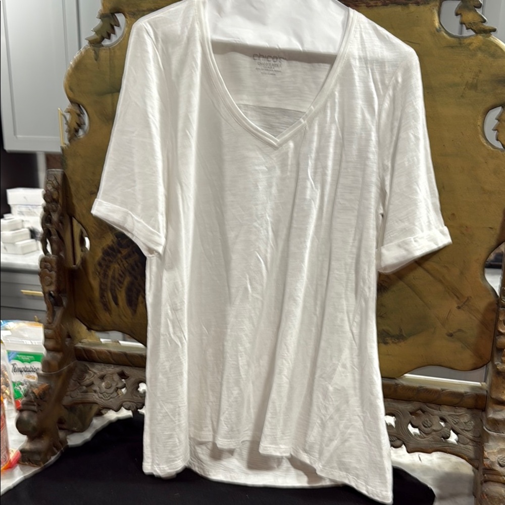 Chico's Classic White Tee